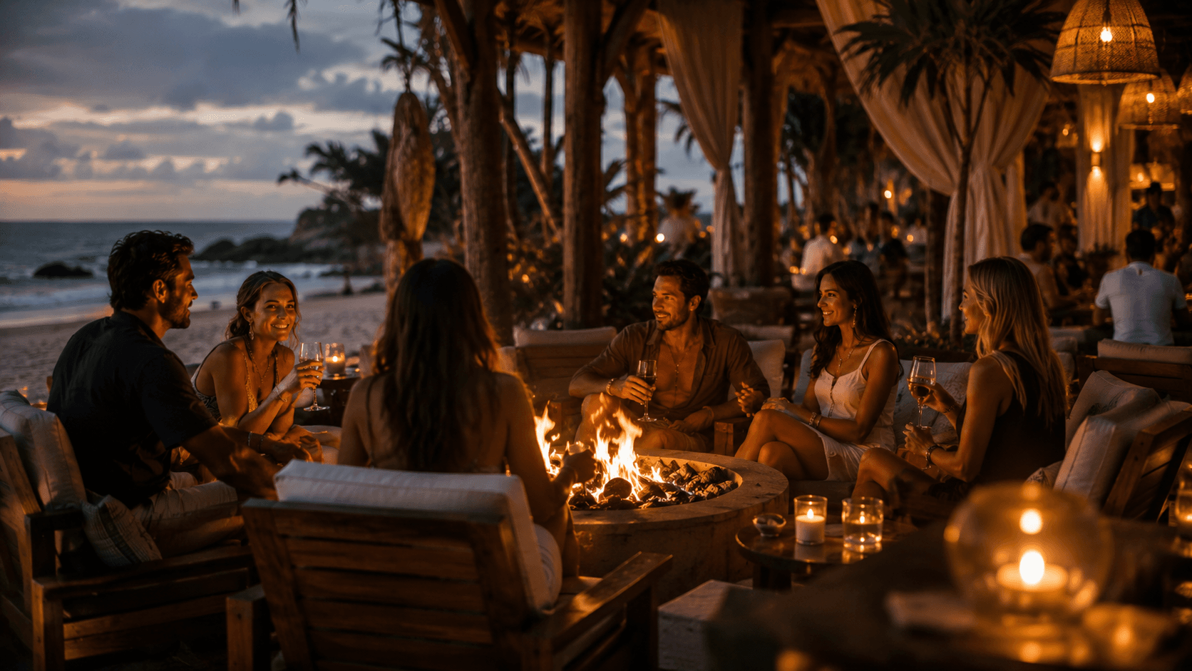 Adults-only resort pool at Secrets Riviera Maya, Mexico